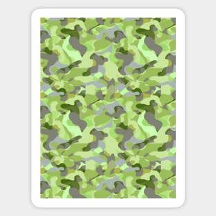 Camouflage acid green Sticker